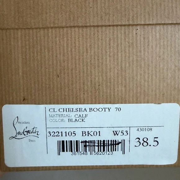 Christian Louboutin Leather 70 Chelsea Booties - Picture 14 of 16